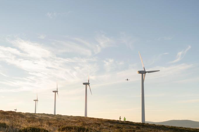 Wind turbines in rural environment